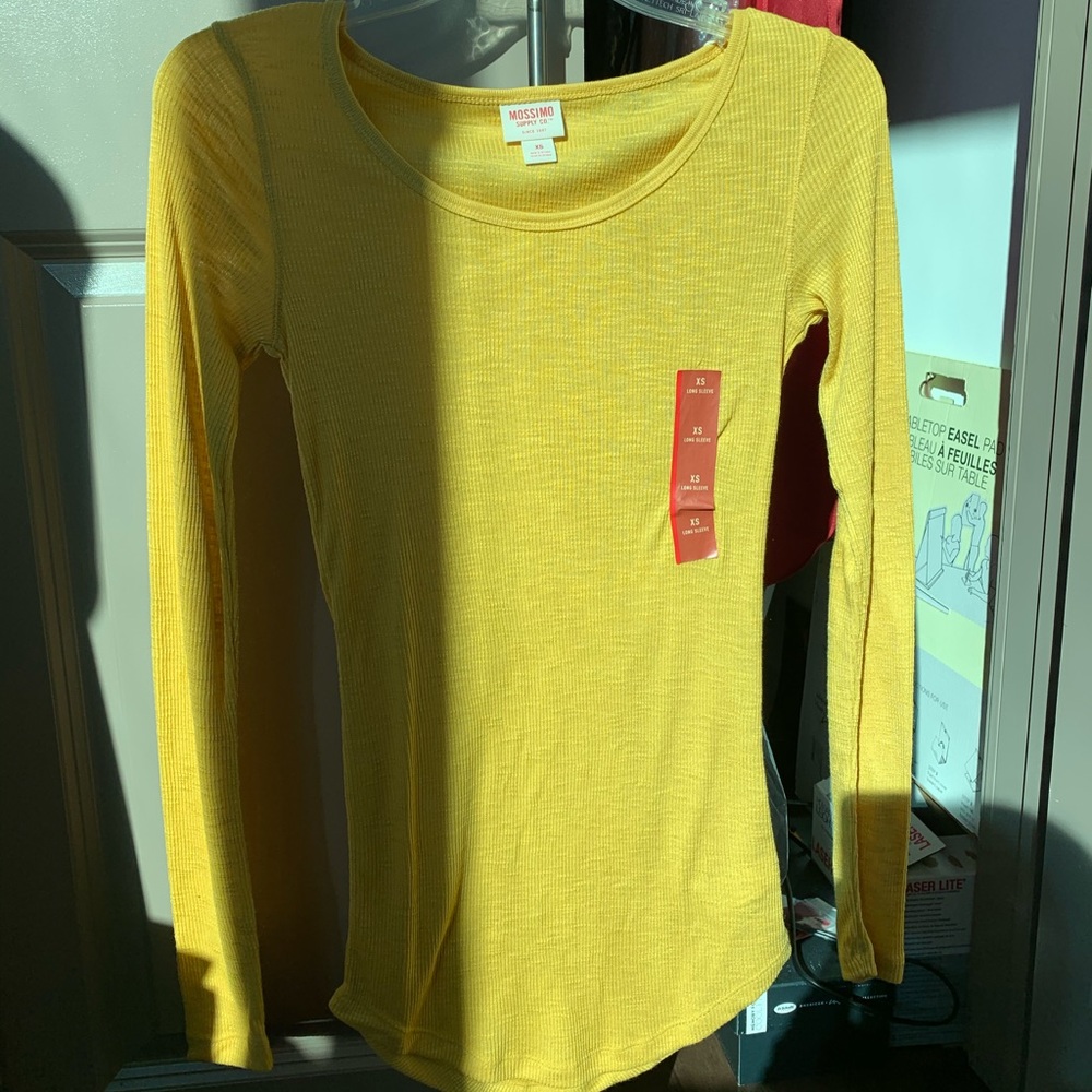 Missimo Brand New Yellow Long Sleeve